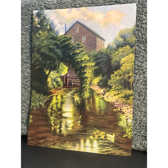 1930’s Lithographs Lot of 3 Scenic Prints Ready to Frame - Picture 7 of 10